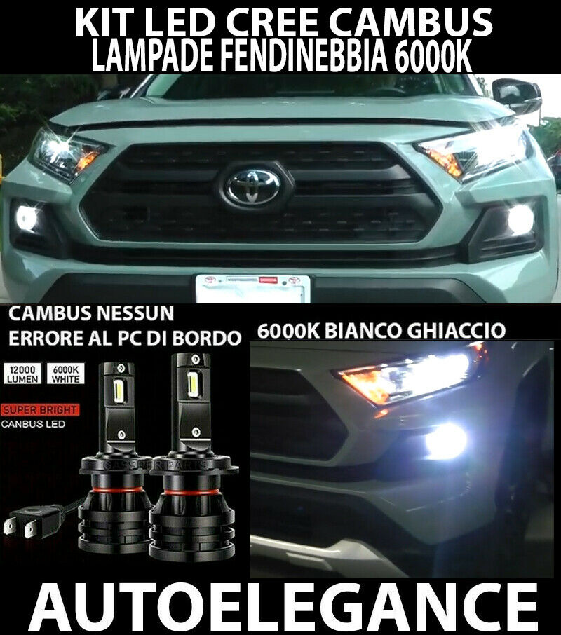 TOYOTA RAV4 MK5 V LAMPADE FENDINEBBIA LED 10.000LM CAMBUS - AT
