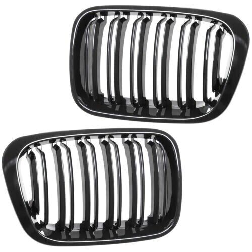 Gitter Nieren Doppelt Br&uuml;cke Geeignet f&uuml;r BMW Serie 3 E46 Touring Prima Von 2001