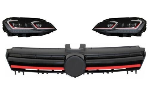 Phares LED Dynamique pour VW Golf 7 VII 12-17 Grille Lifting G7.5