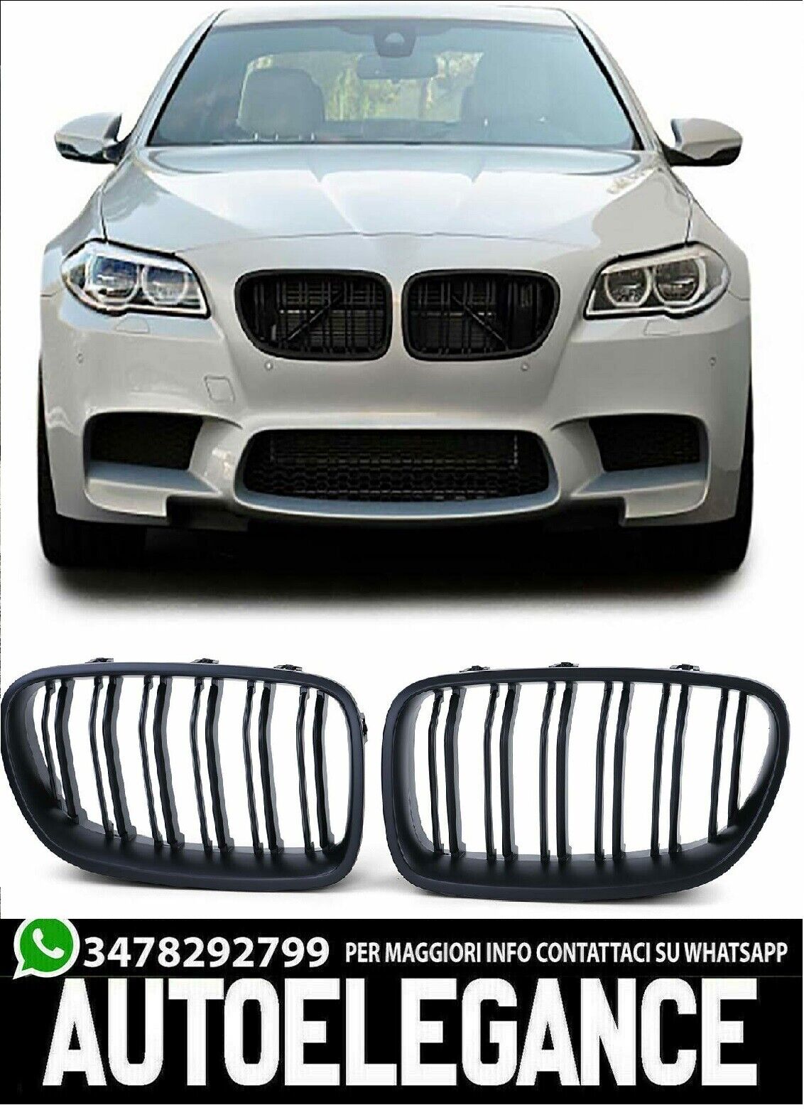 Reejilla Doble Banda Look M5 Adecuado para BMW F10 F11