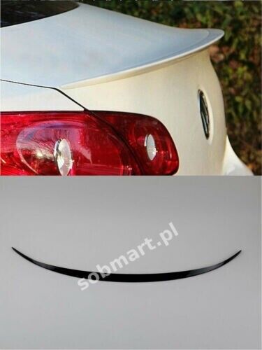 VW CC 2008 &ndash; 2016 SPOILER POSTERIORE PARAFANGO TUNING GLOSSY BLACK ABS SOBMART-m