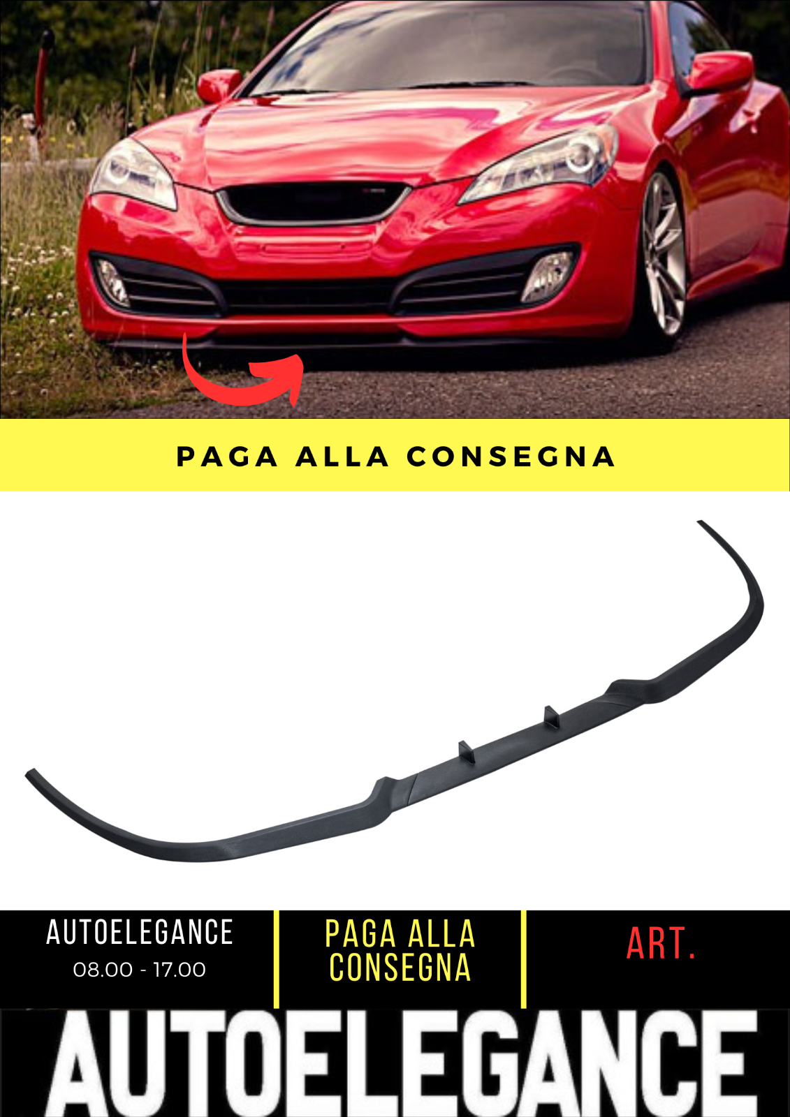 Divisor Delantero Compatible Con Hyundai Genesis Coupe