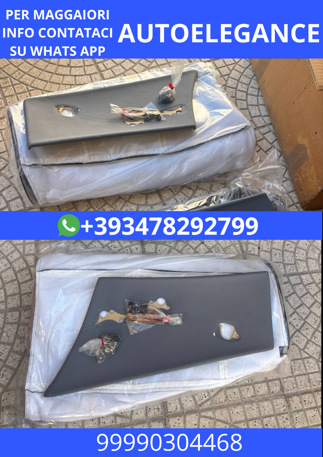 Set fodere  pelle grigio per BMW  E46 - 99990304468