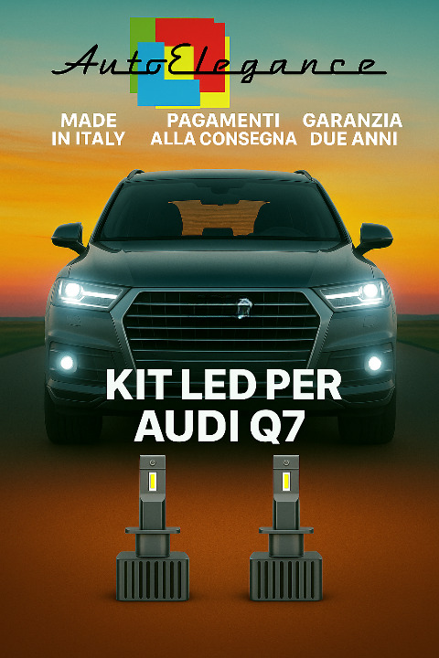 KIT LED D5S 6000K Anabbaglianti per Audi Q7 | Bianco CANBUS