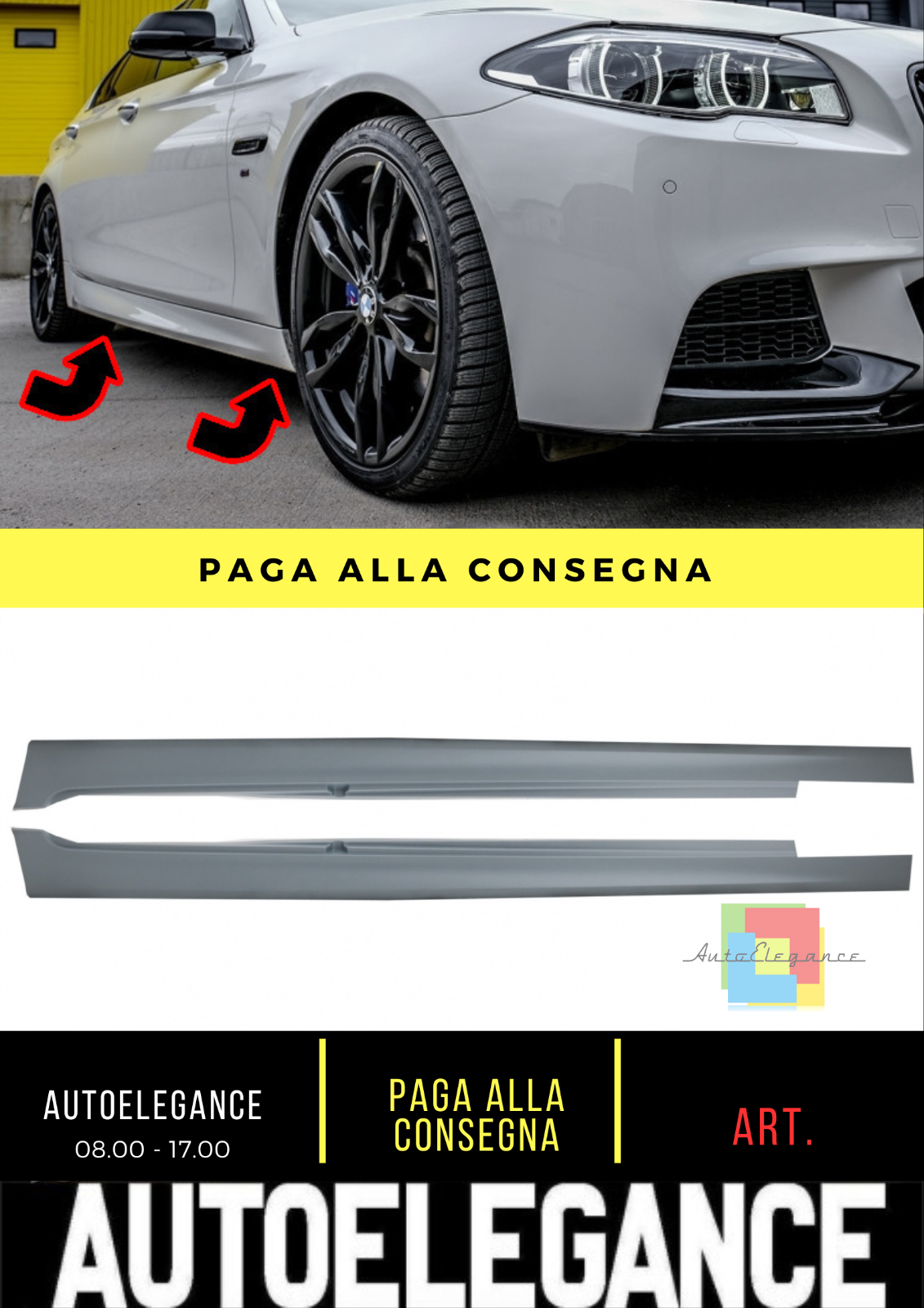 Schweller Geeignet f&uuml;r BMW Serie 5 F10 F11 Limousine Touring 11-17 M5