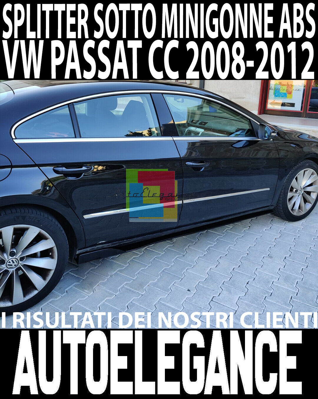 VW Passat Cc S&eacute;parateur Sous Mini-Jupes Lat&eacute;ral Seuil Sportifs ABS