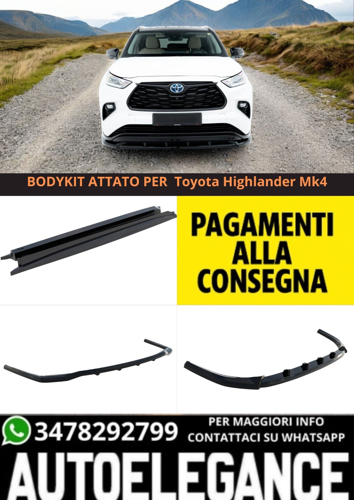 ?Bodukit V.2 Adapt&eacute; Pour Toyota Highlander Mk4?