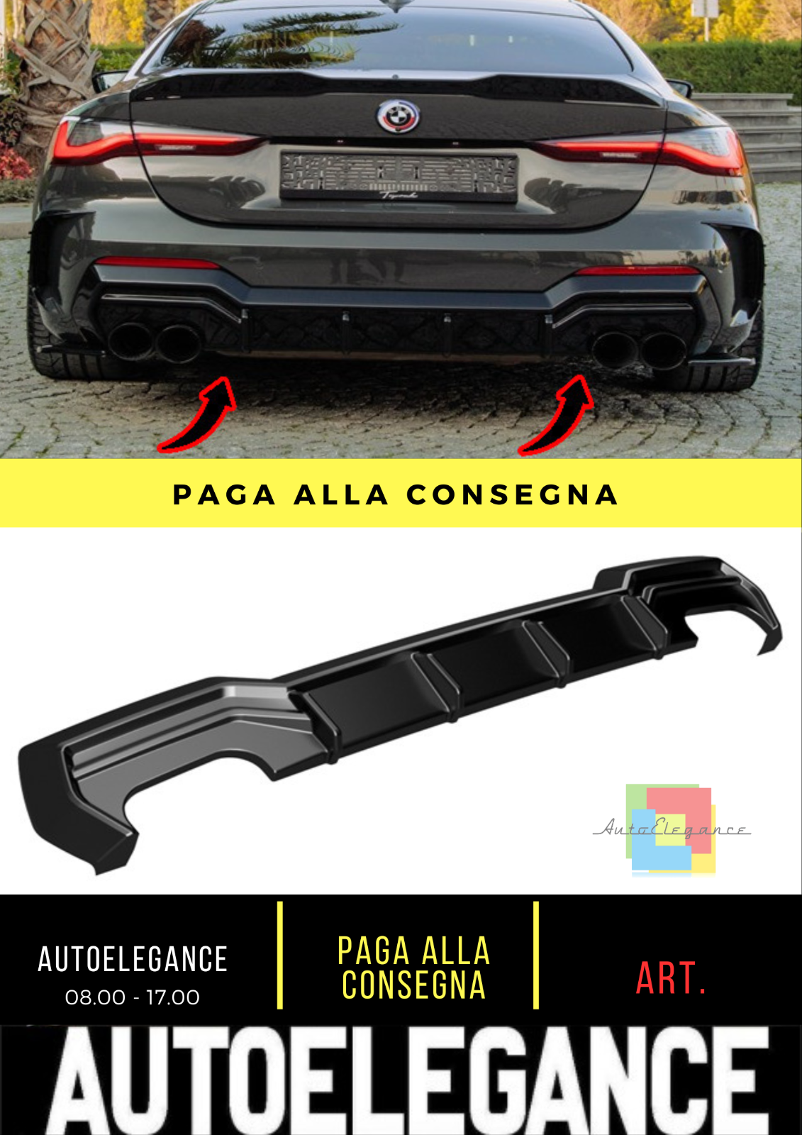 ? Difusor Adecuado Para BMW 4 Series Coupe/Cabrio G22 M440i M-PACK 20-24 Cara ?