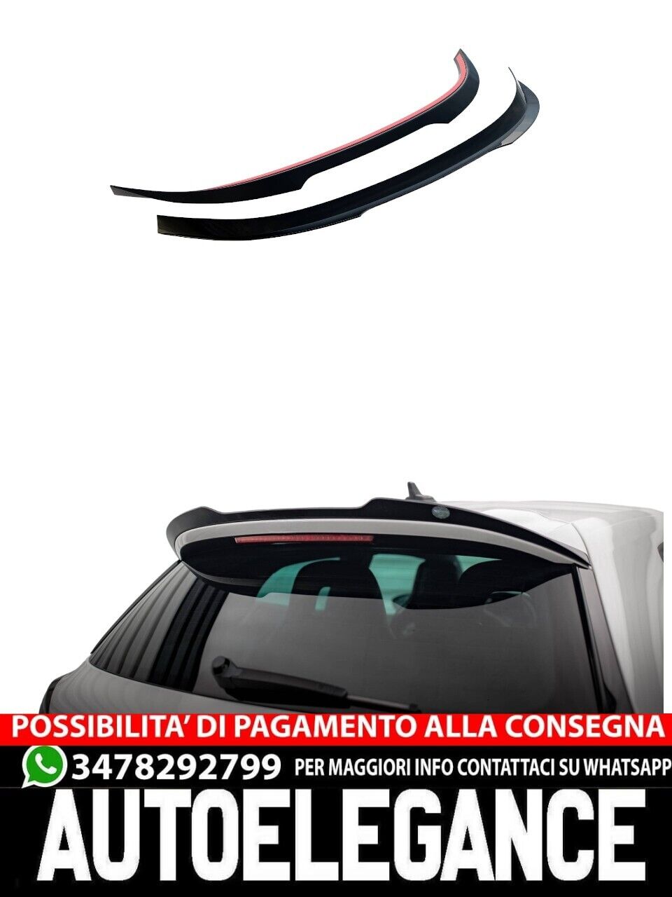 TAPPO SPOILER V.2 VOLKSWAGEN SCIROCCO R MK3