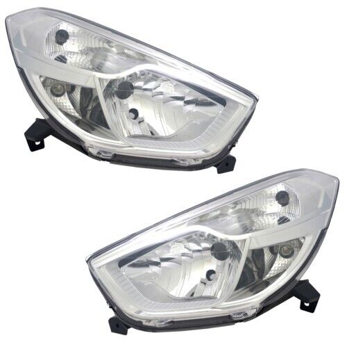 Satz Von Scheinwerfer Vorne f&uuml;r Dacia Dokker Lodgy 2012- DRL Dfl H4 Disc Halogen