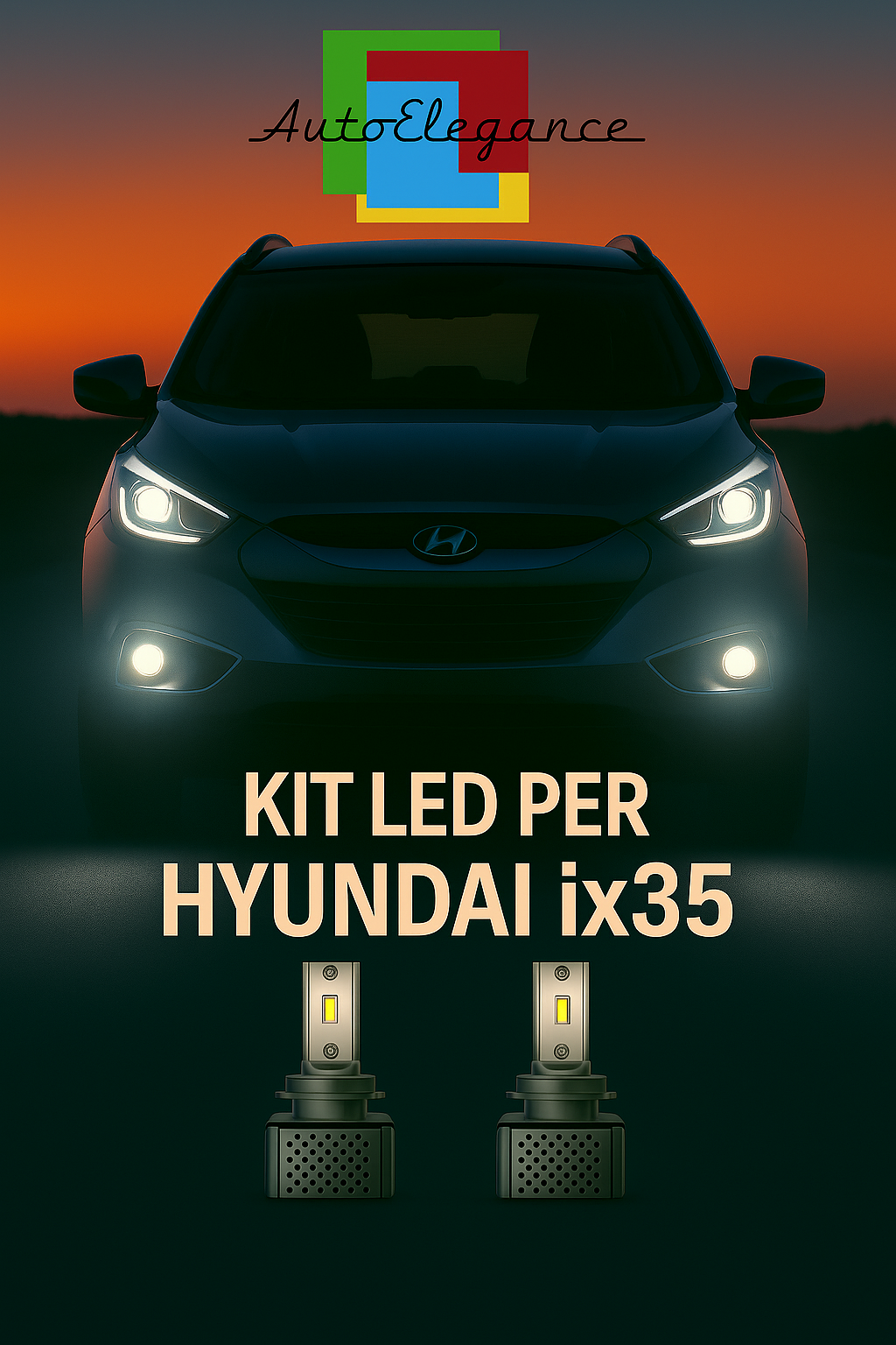 Kit Led D3S 6000K Blanc Canbus &ndash; Anabagliants Pour Hyundai Ix35