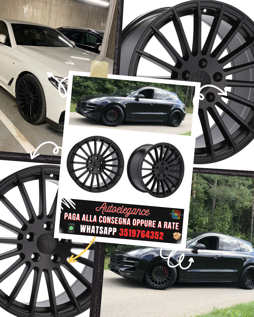 CERCHI CERCHIO IN LEGA 20" Adatto per AUDI BENTLEY BMW CHRYSLER CUPRA INFINITI