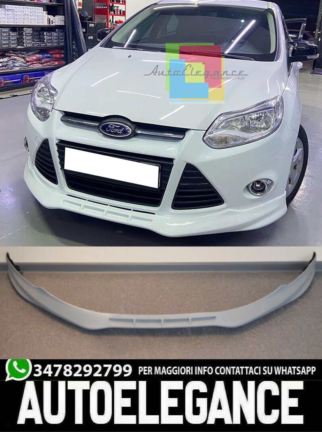 BAJO PARACHOQUES FORD FOCUS MK3 2011+ ALER&Oacute;N DELANTERO LOOK ZETEC S