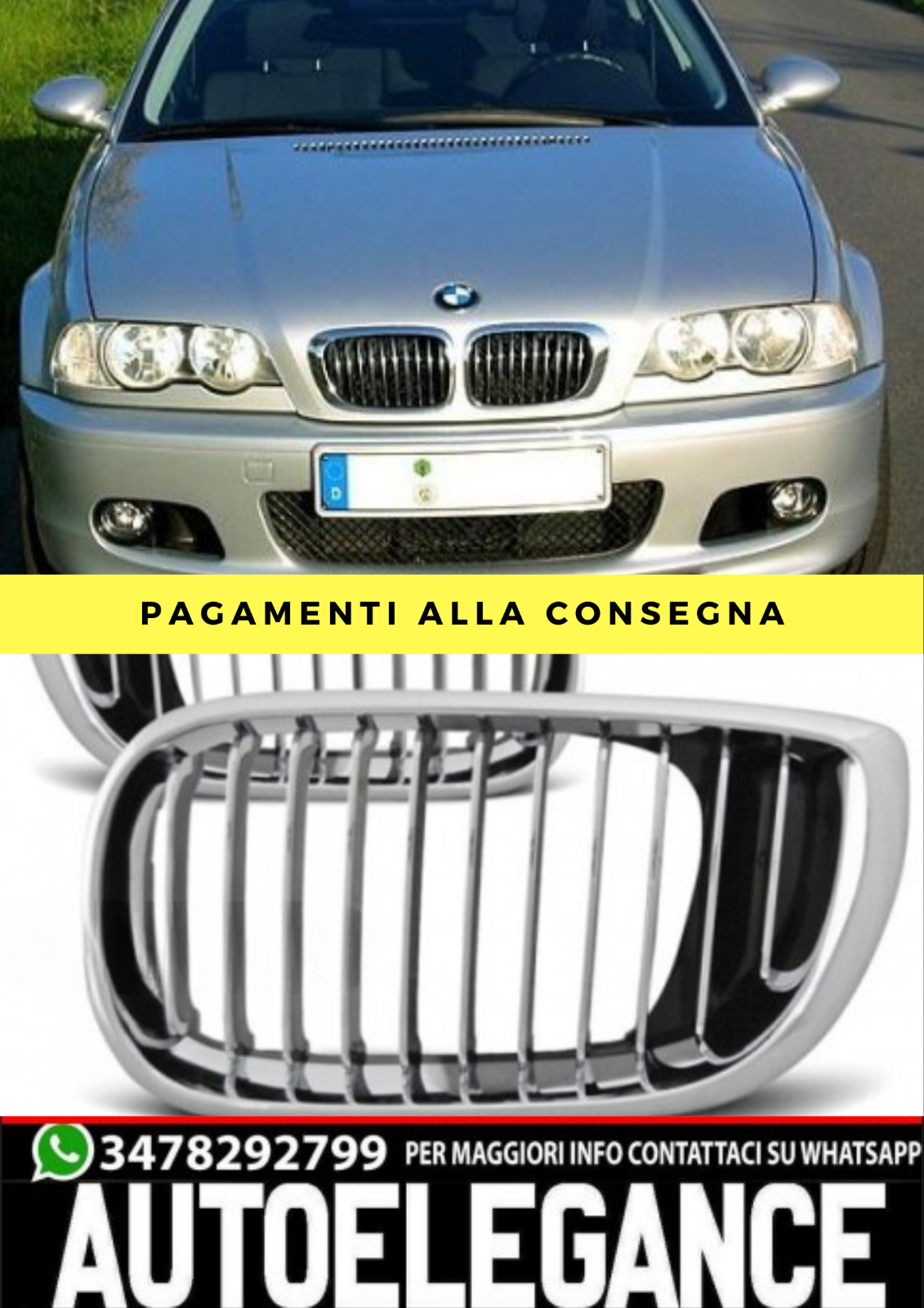 GRIGLIA  addata  per BMW E46 09.01-03.05