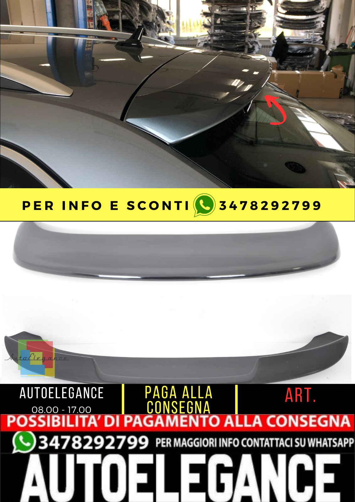 ?SPOILER POSTERIORE adatti per SKODA SUPERB 3?