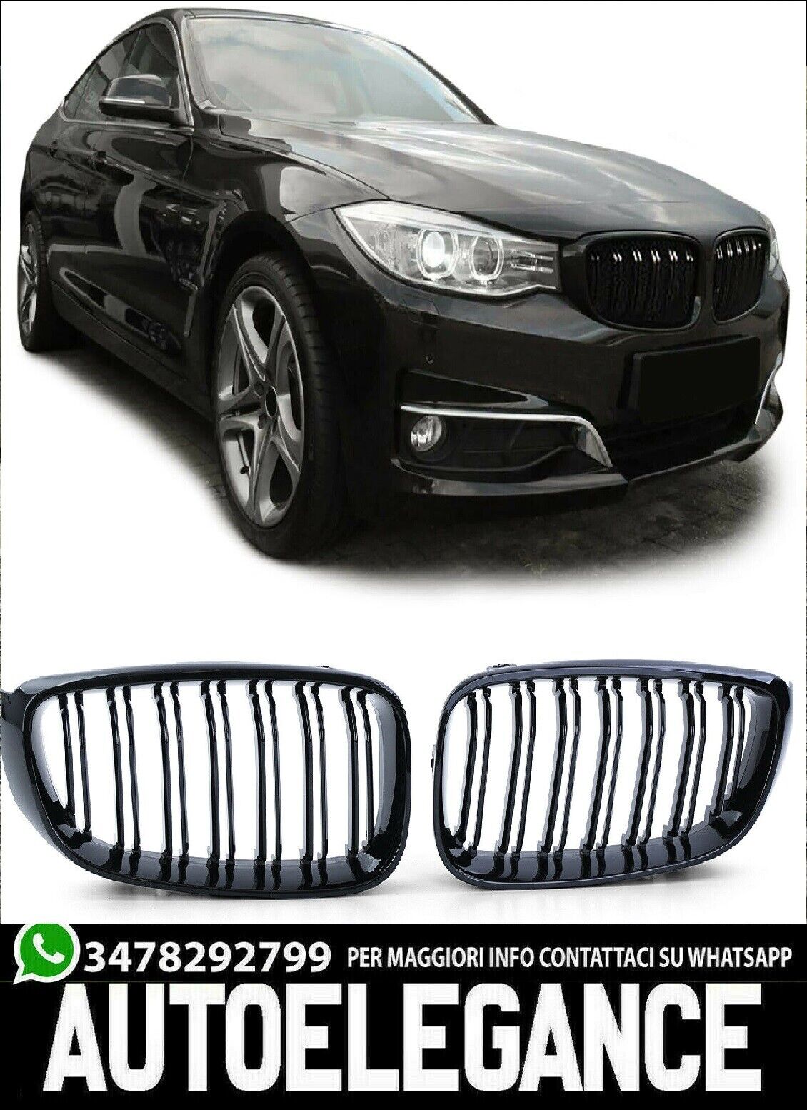 Sport Radiatore griglia M Adatto per BMW Serie 3 GT F34 dal 13