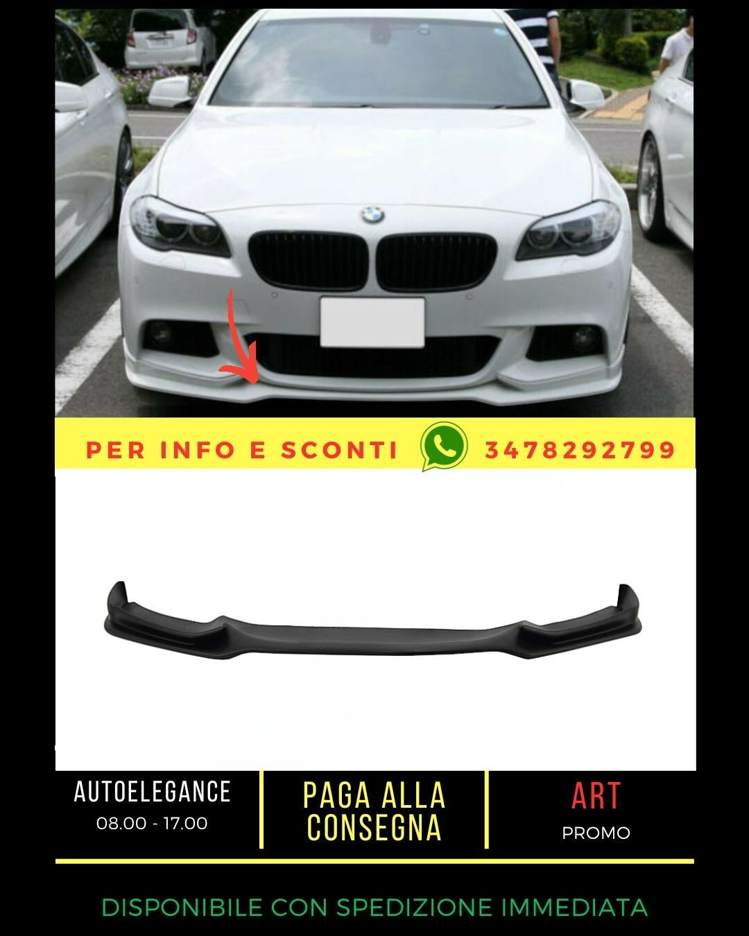 ?SPLITTER ADATTO PER BMW 5 F10 2010-2017?