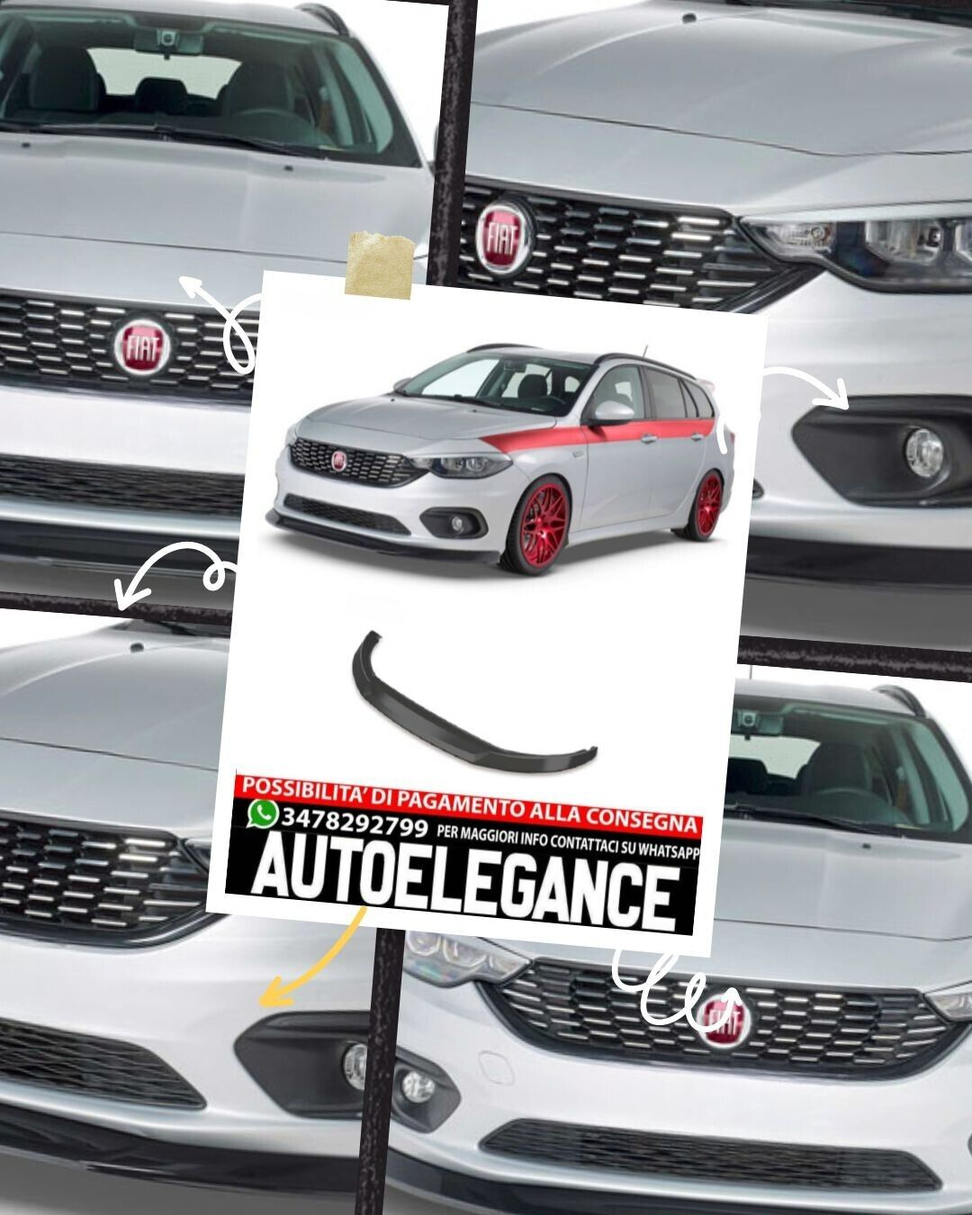 SPOILER adatto per Tipo (Typ 356)