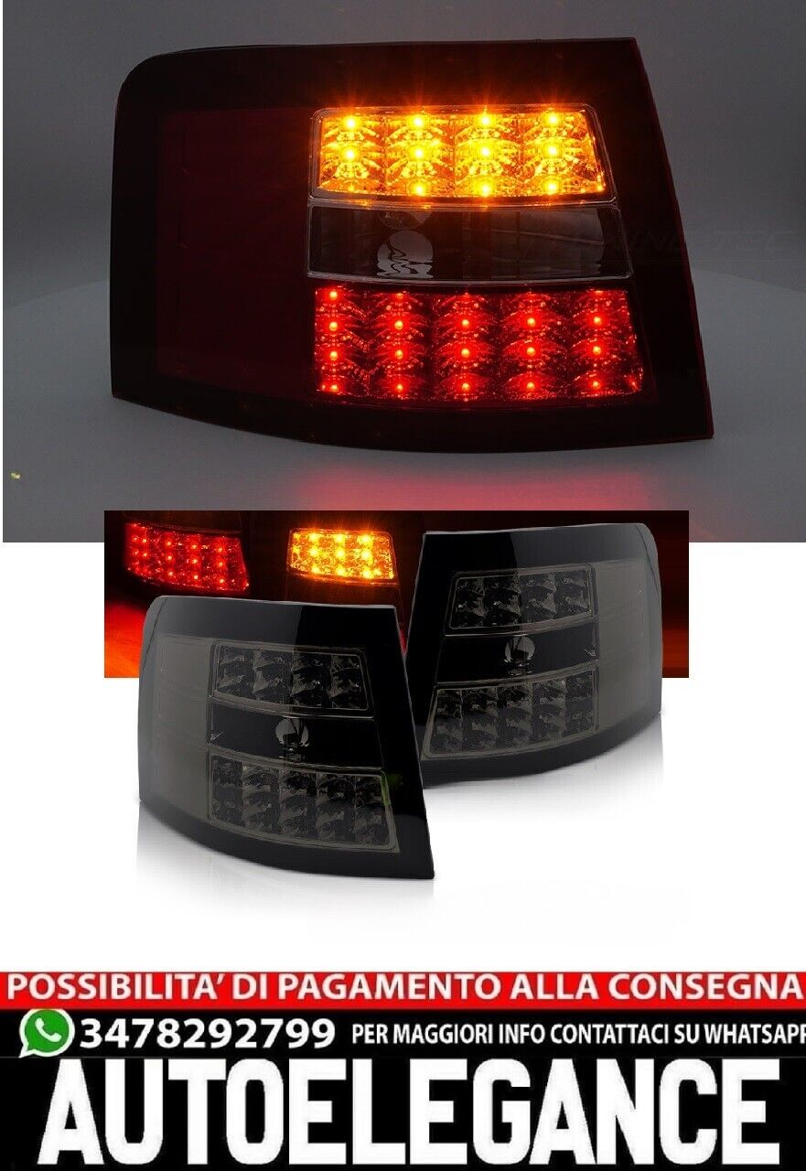 FANALI POSTERIORI A LED FUM&Egrave; ADATTO PER AUDI A6 05.97-05.04 AVANT