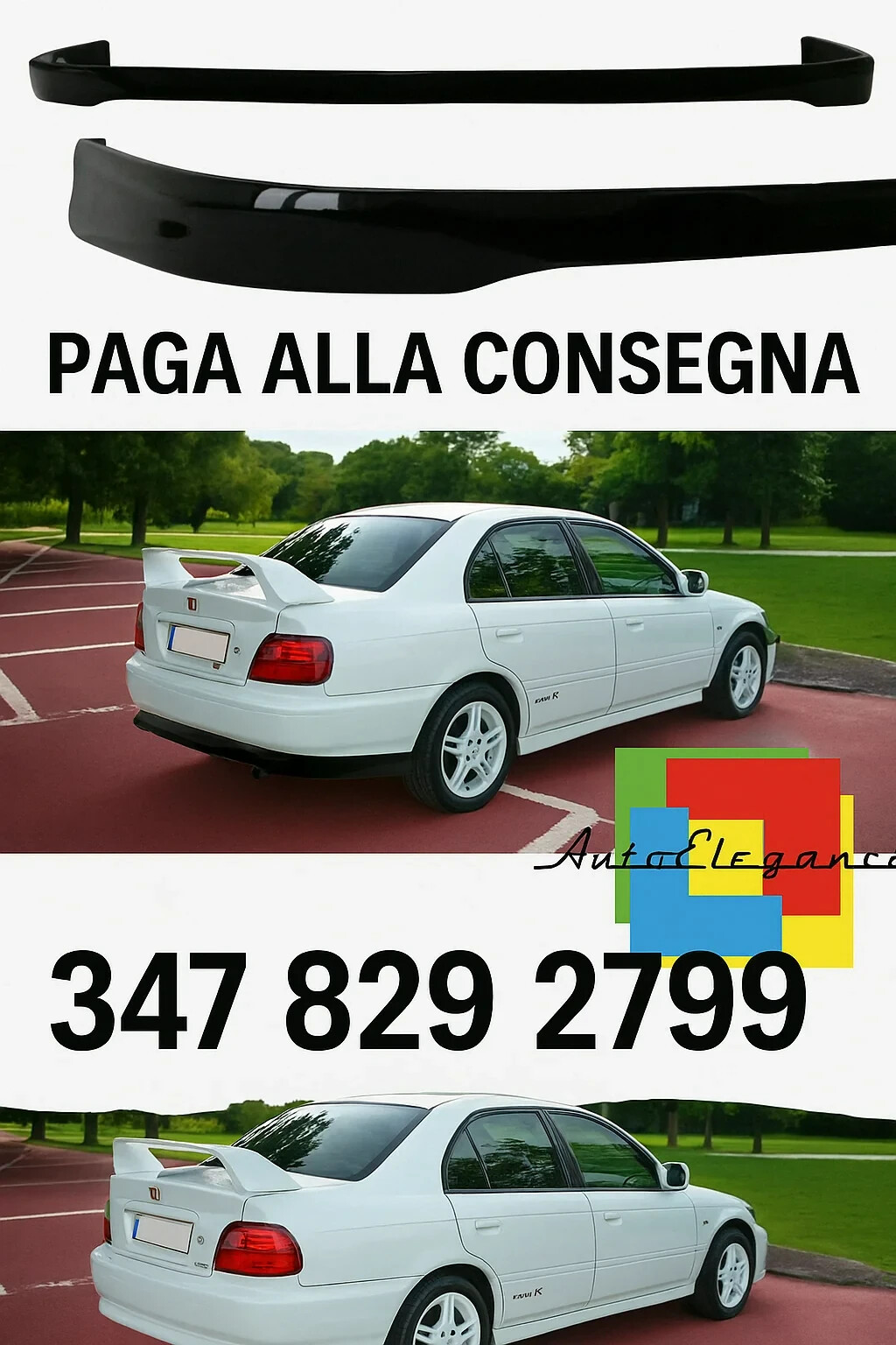 ?? Spoiler Trasero Adecuado para Honda Accord 1999-2002 ??