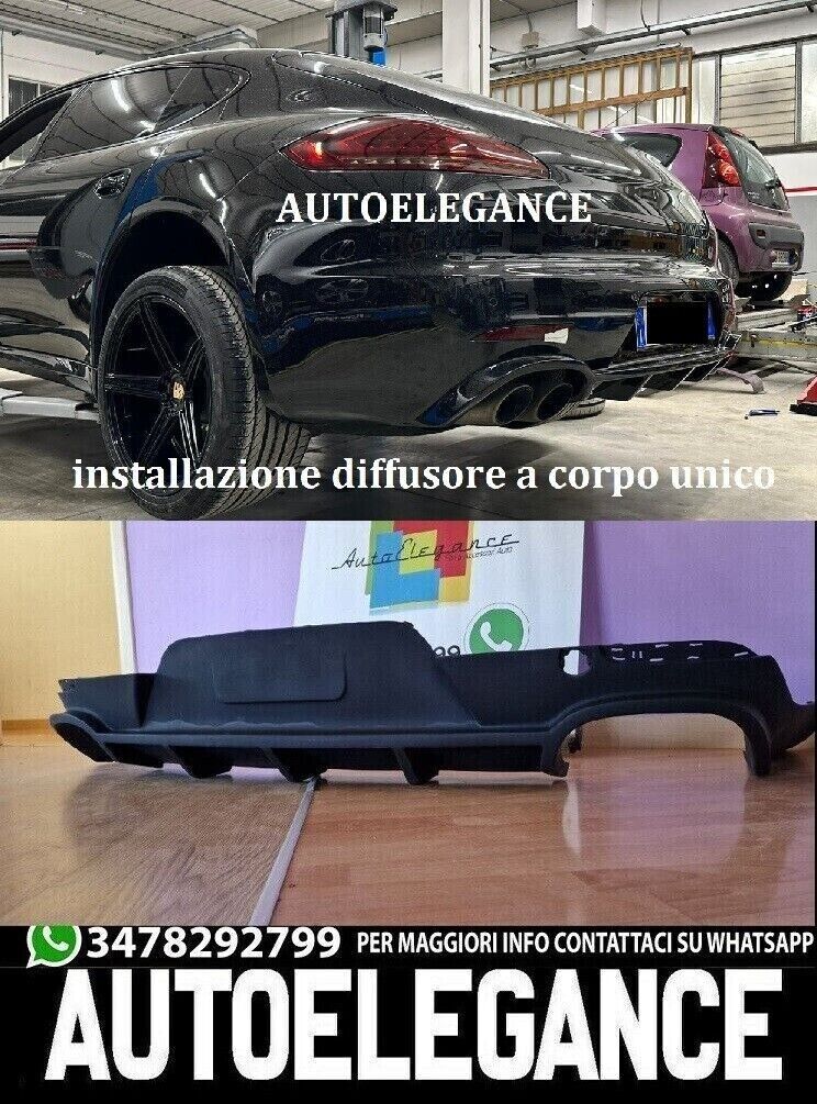 PORSCHE PANAMERA DIFFUSEUR 2009-2016 SOUS PARE-CHOC ARRI&Egrave;RE 0661 pana