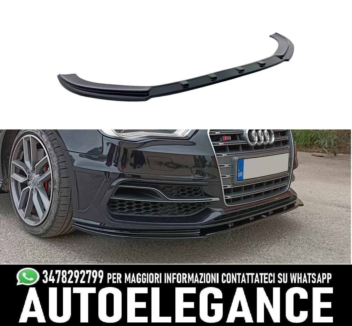 Splitter avant Audi S3 / A3 S-Line 8V Hatchback / Sportback