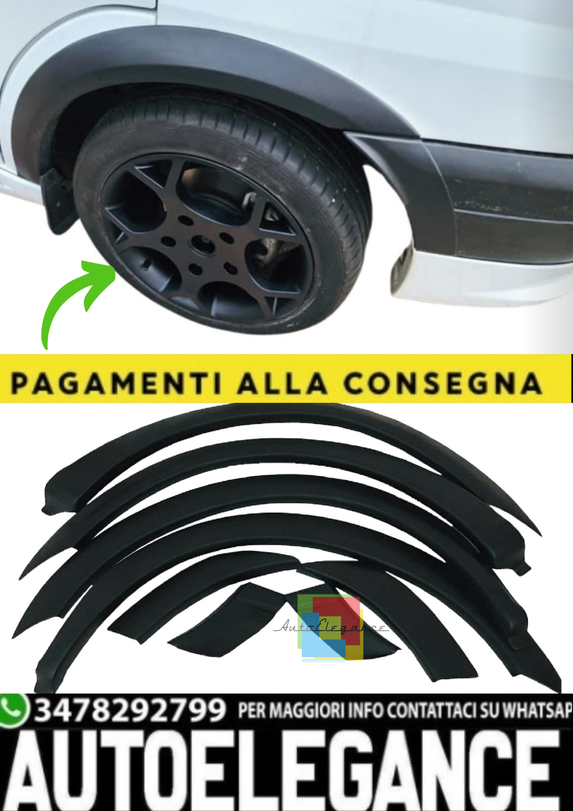 Passaruota (8 Pieces) for Ford Transit MK7 (2007&ndash;2013 )