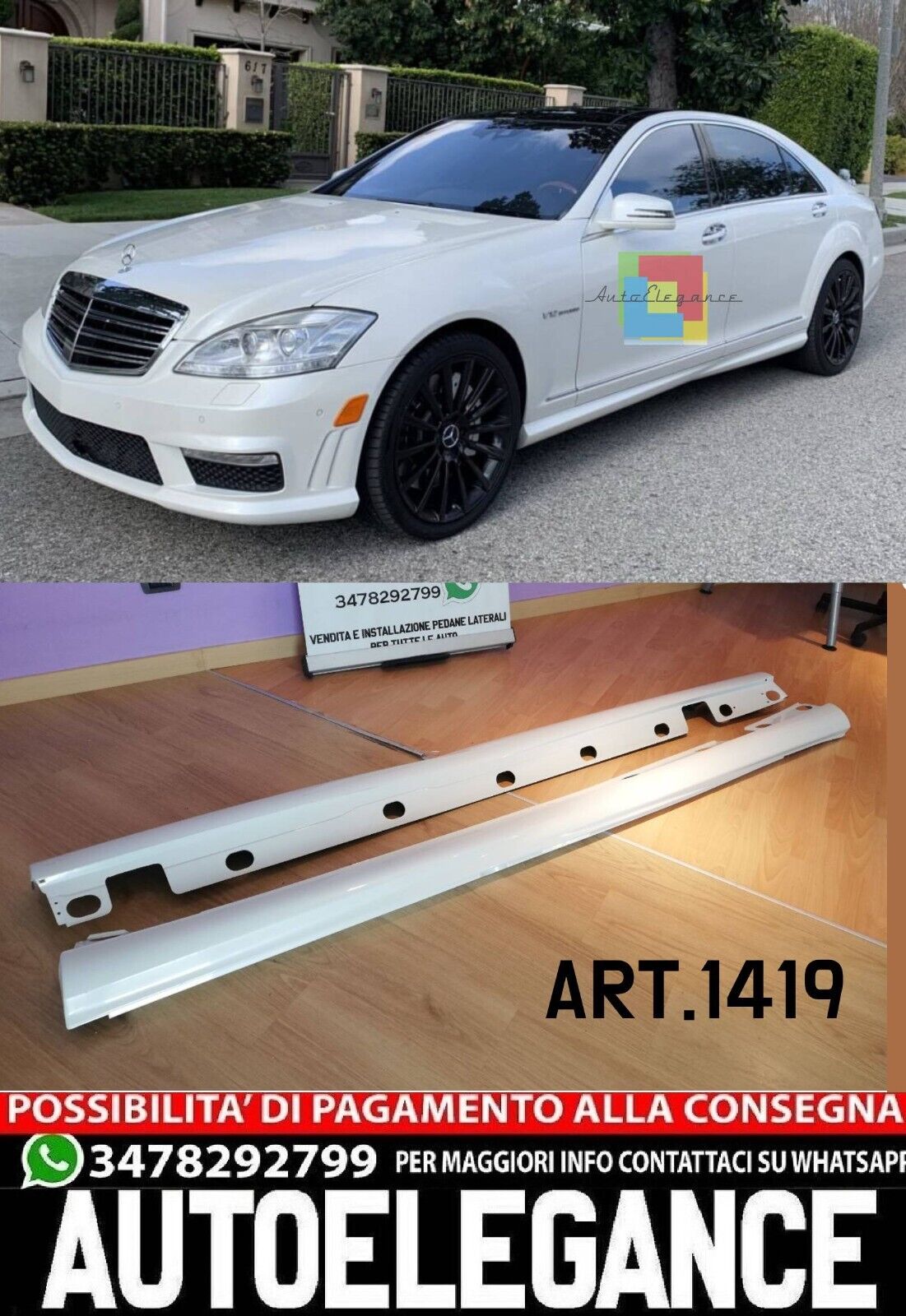 FALDONES ADECUADOS PARA MERCEDES CLASE S W221 2005-2013 MIRADA LARGA AMG S65