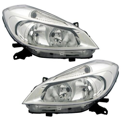 Satz Von Leuchtt&uuml;rme f&uuml;r Renault Clio III Br Cr 1/05-4/09 H7 Reflektor Chrom