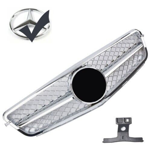 Grille Sport Adapt&eacute; pour Mercedes W204 S204 Chrome