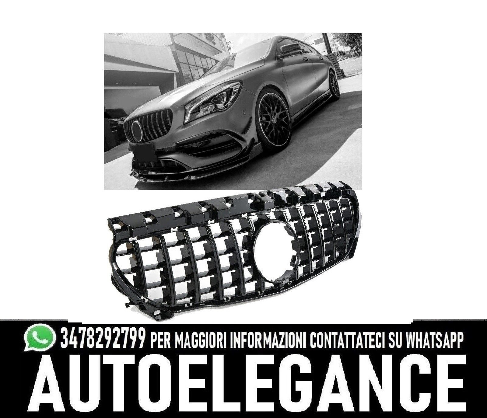 Panamericana GT K&uuml;hlergrill passend f&uuml;r Mercedes W117 C117 CLA-