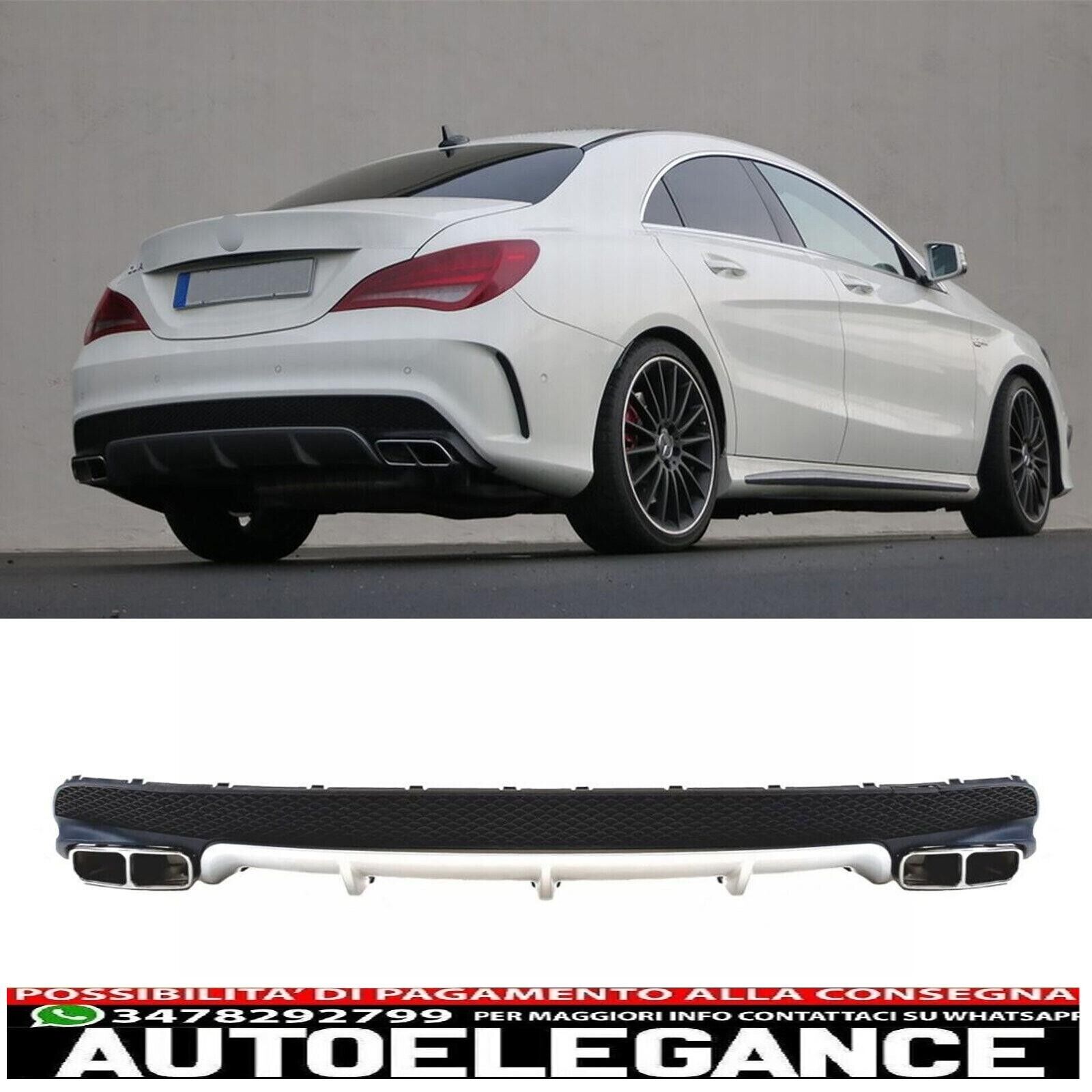 Difusor Trasero Doble Tubo de Escape para Mercedes Cla c117 x117 13-1