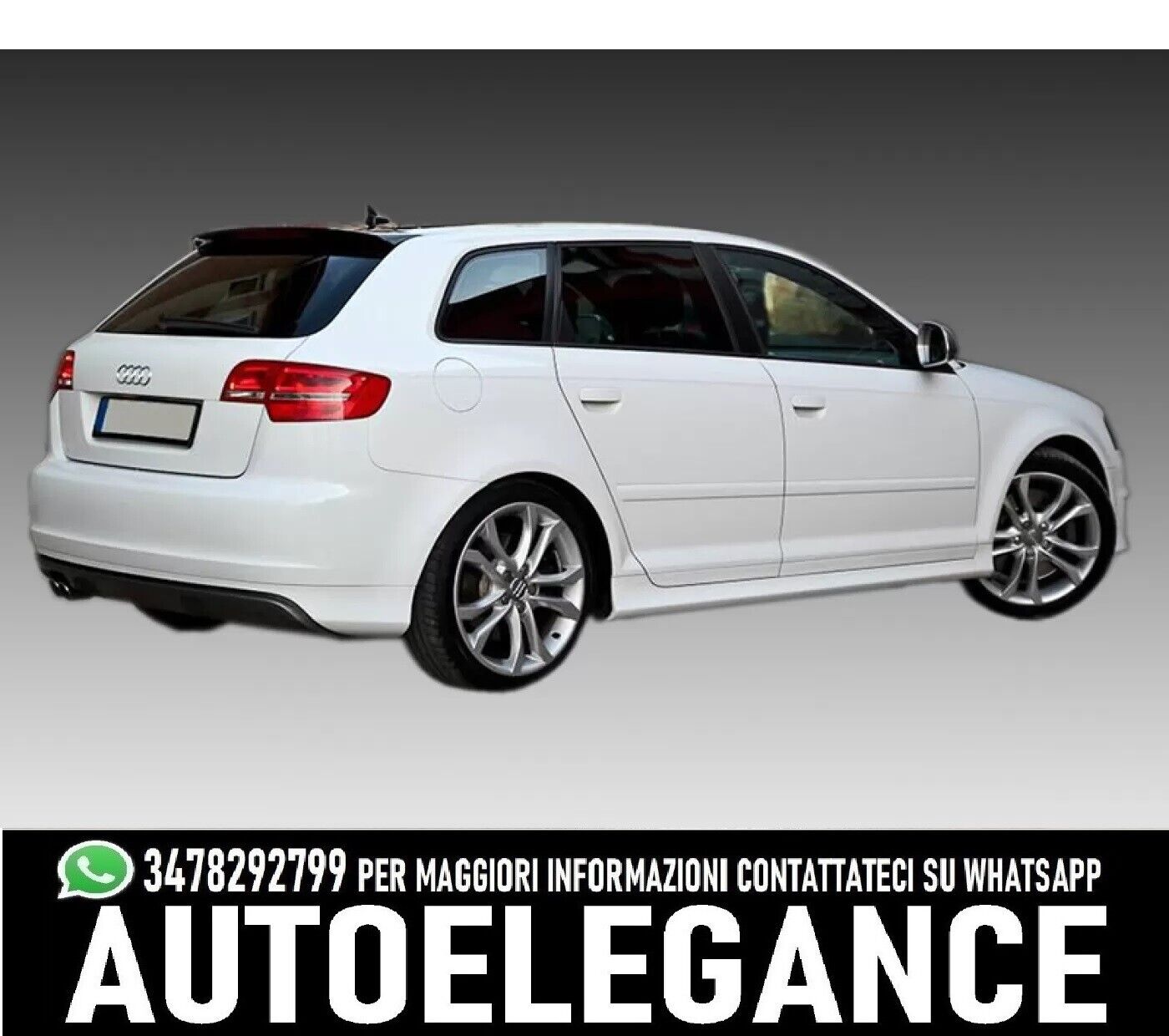 Minigonne laterali Audi A3 8P Sportback (2005-2012)