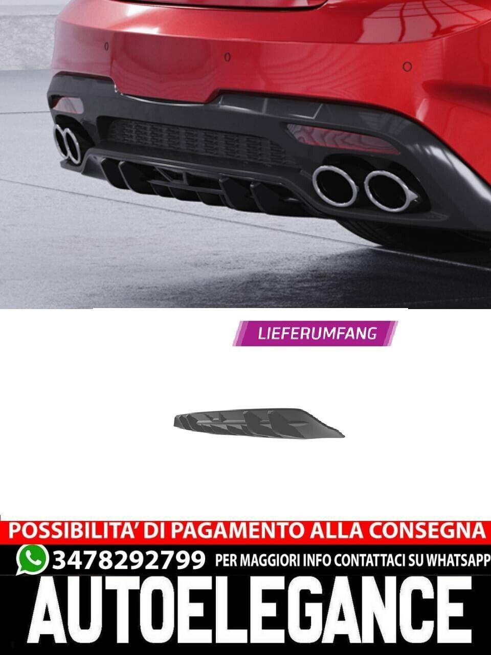 ATTACCO POSTERIORE adatto per Kia Stinger GT