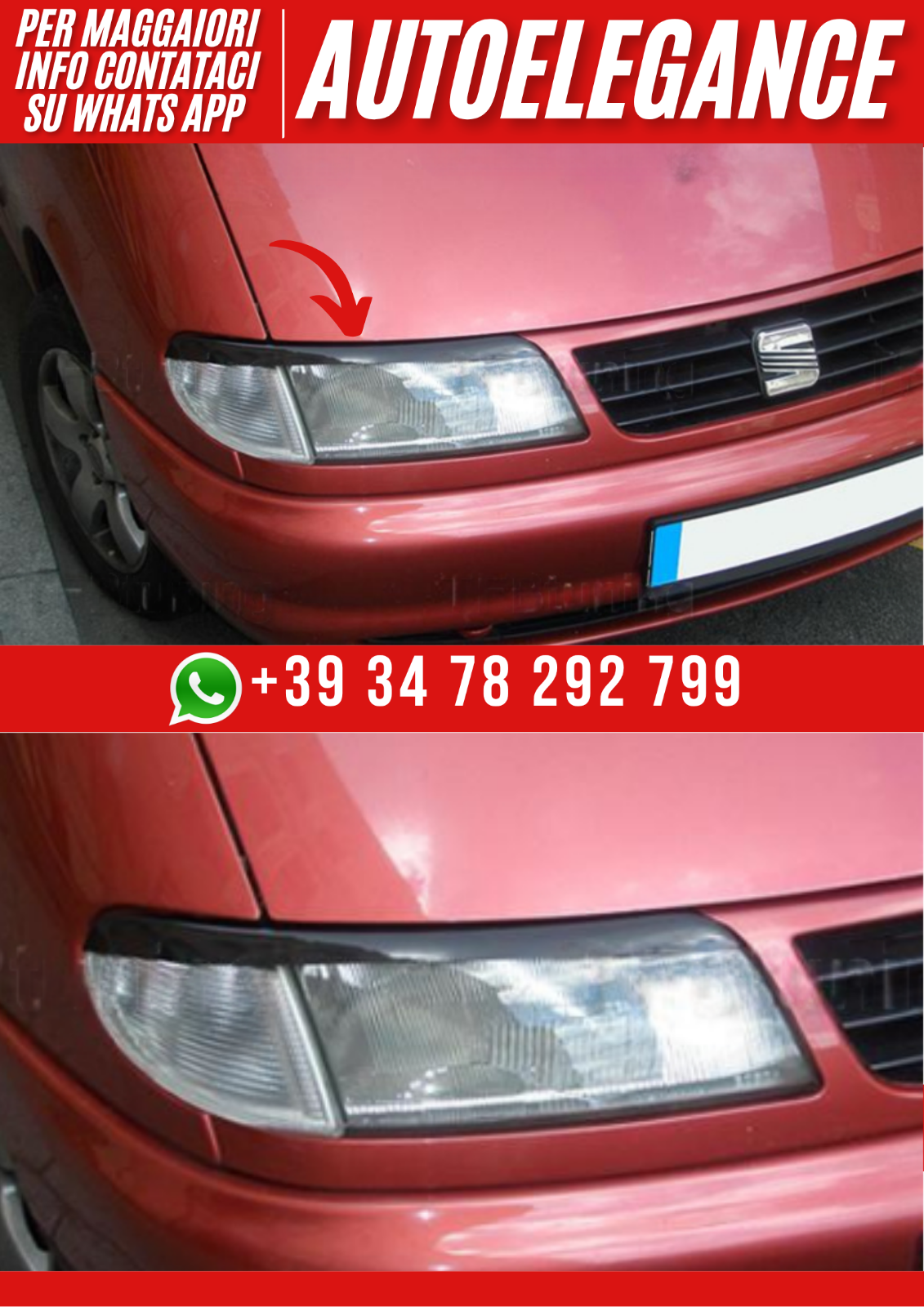 ?? Augenlider Leuchtt&uuml;rme Kompatibel Mit Ford Galaxy 1995&ndash;2000 ??