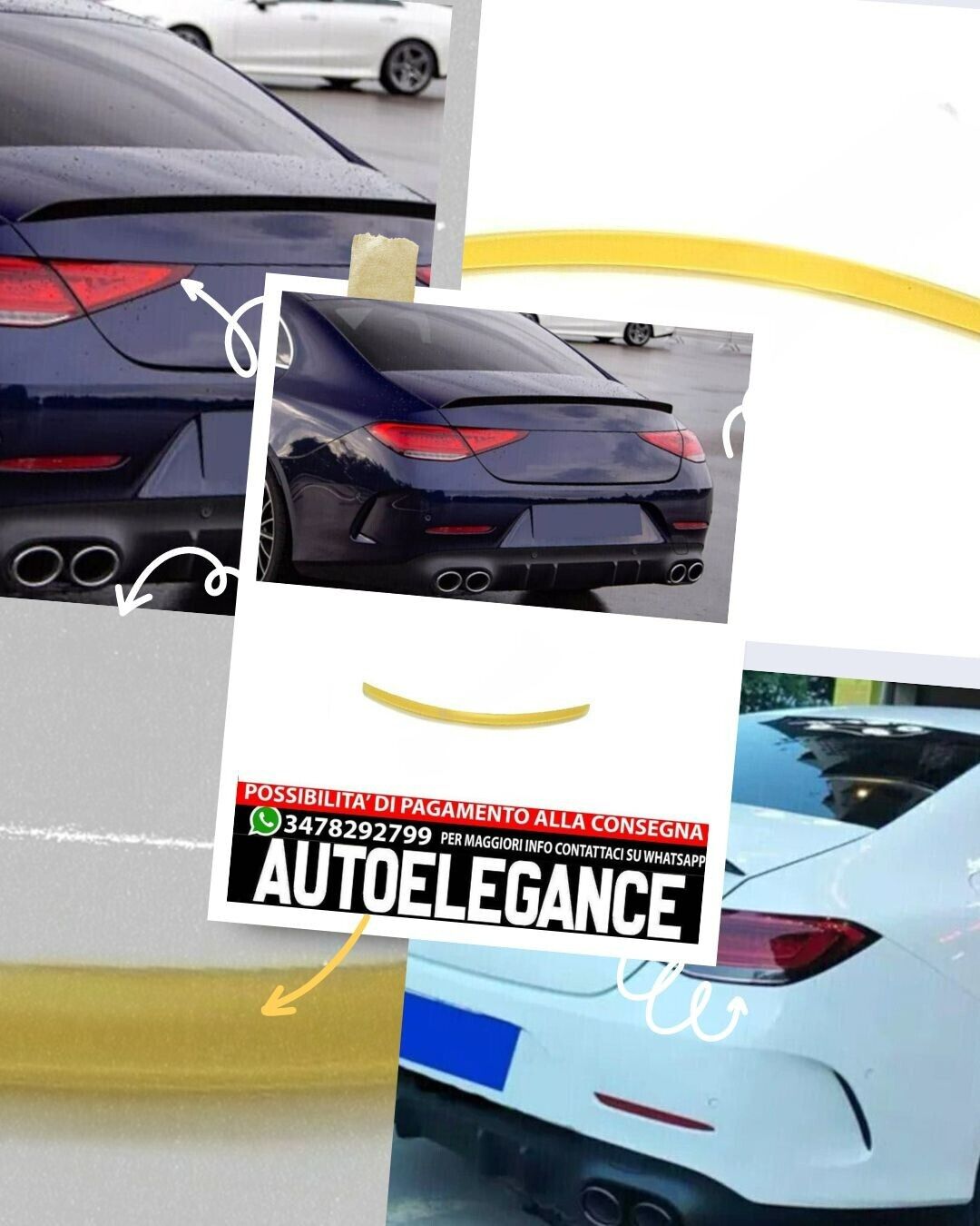 SPOILER adatto per Mercedes CLS C257 2018