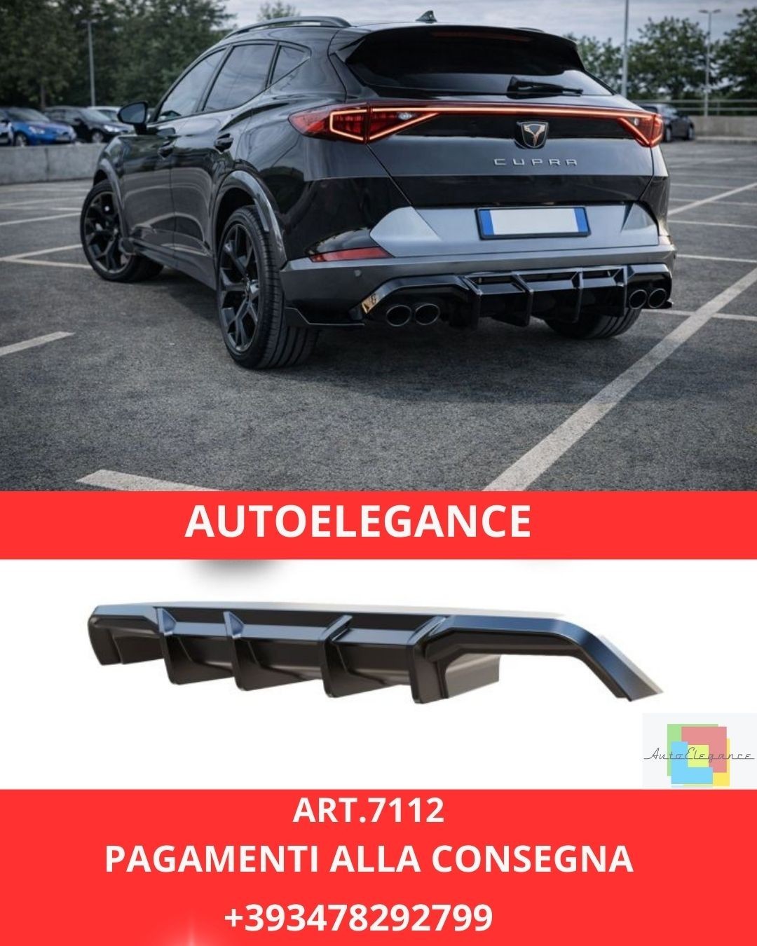 ART.7112 Diffusor passend für Cupra Formentor (2020-2024)