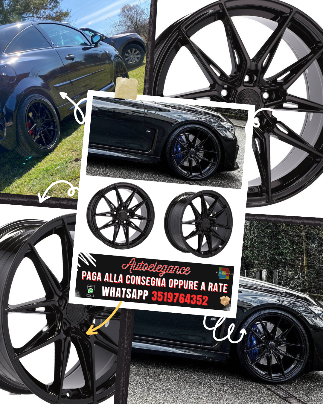 CERCHI CERCHIO IN LEGA 17" Adatto per ALFA ROMEO CADILLAC CHEVROLET FIAT JEEP