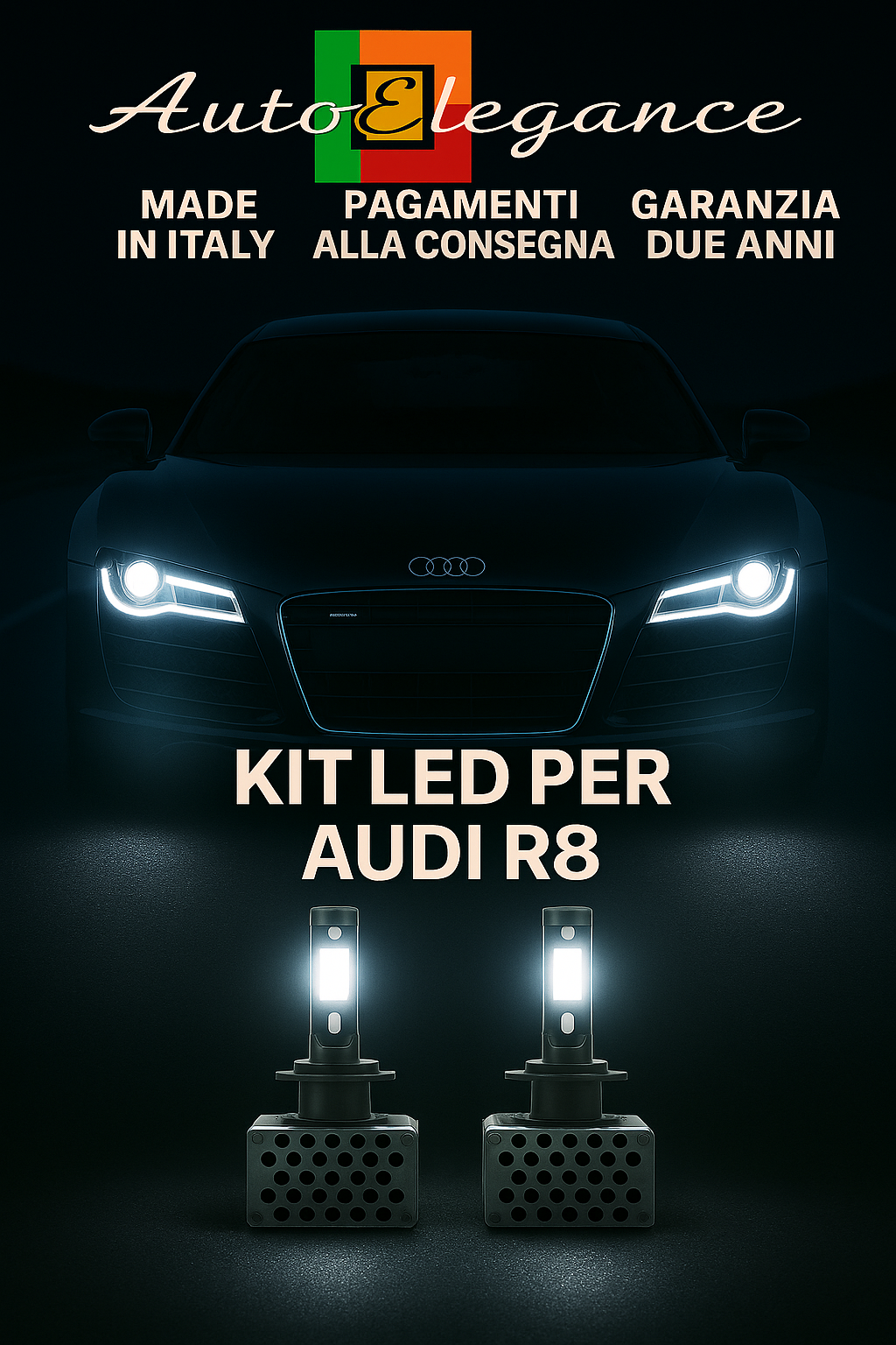 Kit Led D1S 6000K Anabagliants Pour Audi R8 | Blanc Canbus