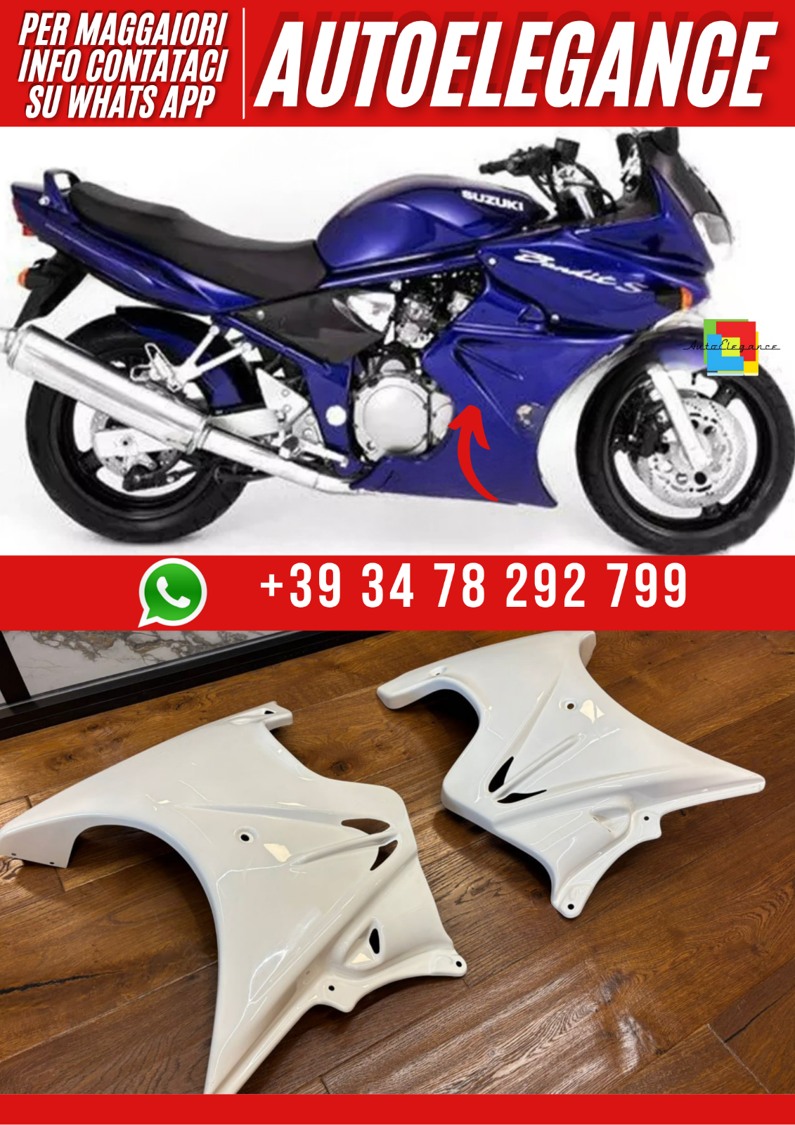 Art.2308 CARENE SUZUKI GSF 600 S 1200 S BANDIT 2000-2005 GREZZO