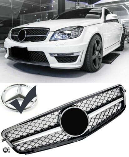 Gitter Sport Gitter Heizk&ouml;rper Geeignet f&uuml;r Mercedes W204 S204 Black +