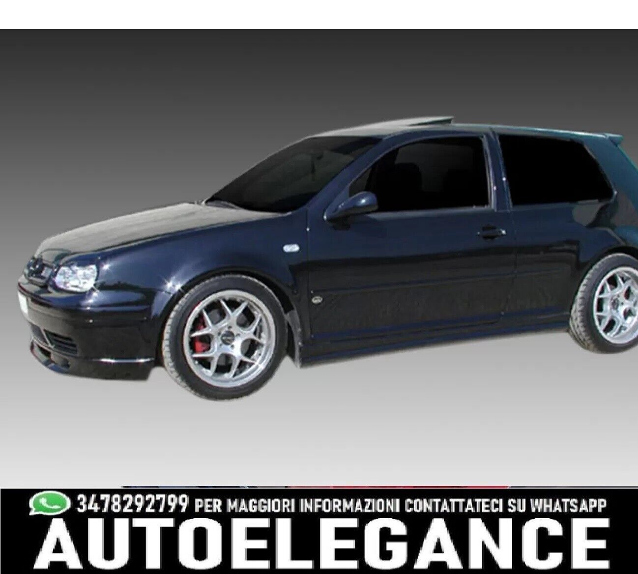 Minigonne laterali V.1 Volkswagen Golf Mk4