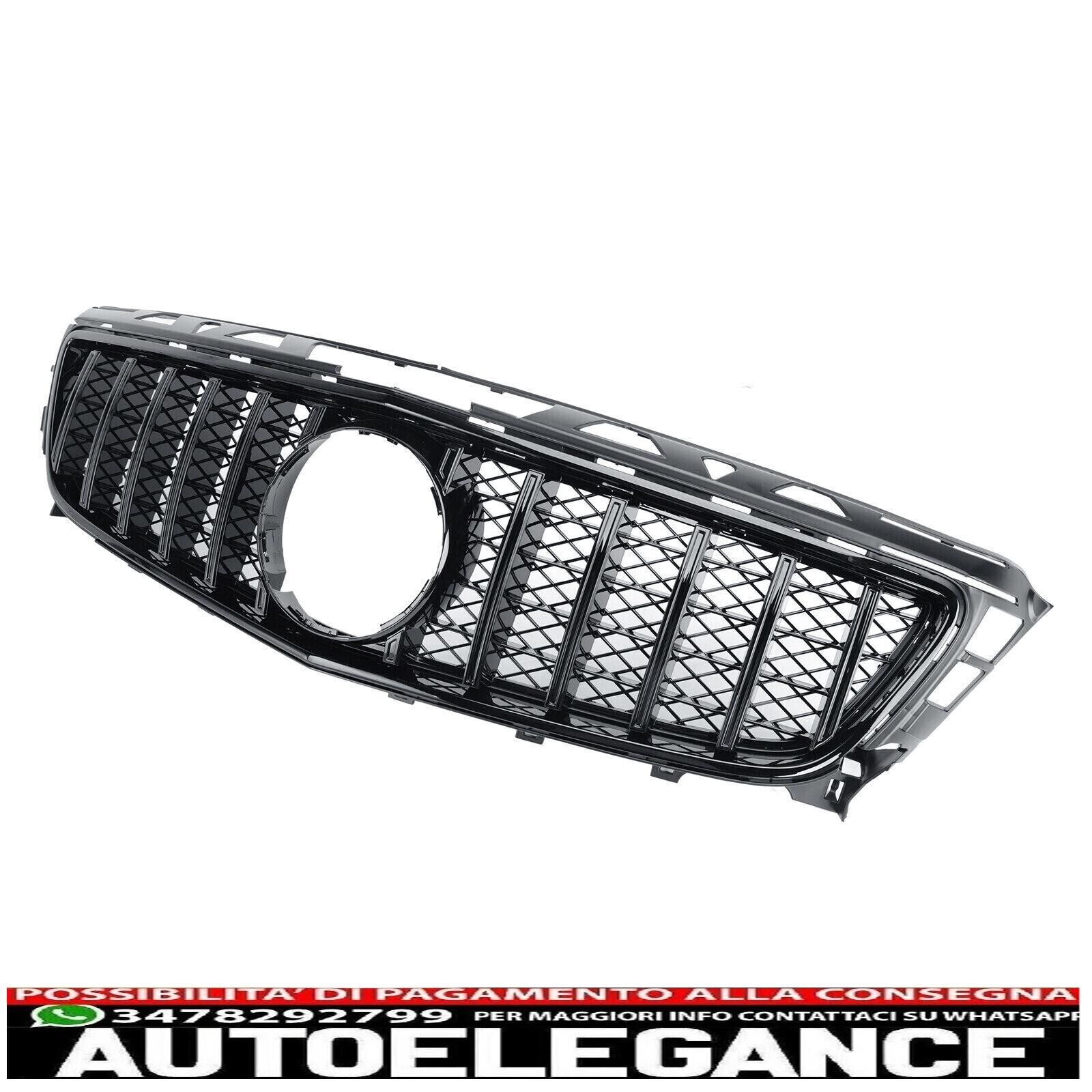 griglia radiatore panamericana adatta per mercedes cls c218 w218 x218 11-14 nera