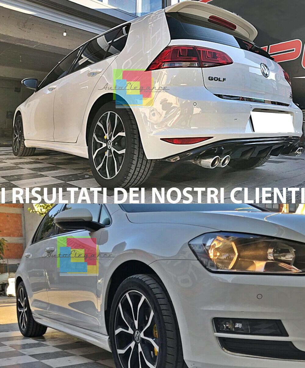 VW 7 VII 2012+ Schweller Sport Seitenlichter Unten Anschluss IN ABS / Kunststoff