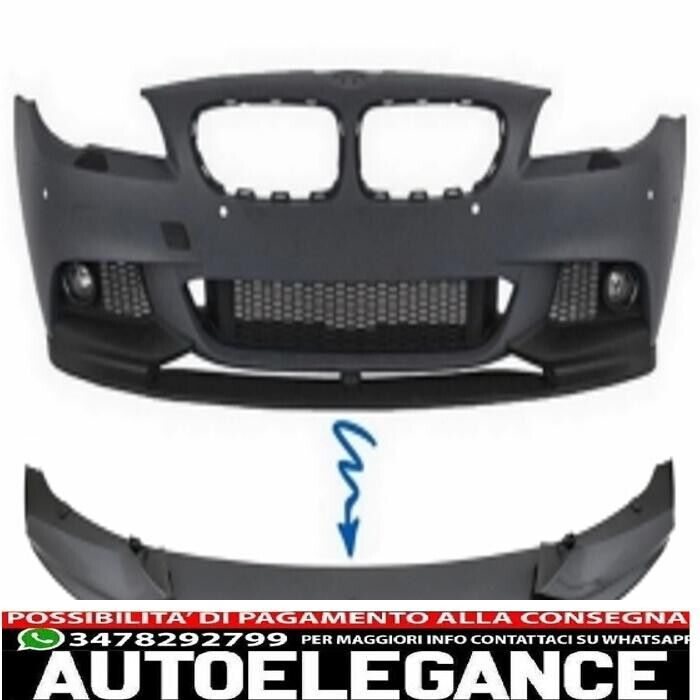 Parachoques Delantero Labio Dello Spoiler Revestimiento Carbono Para para BMW