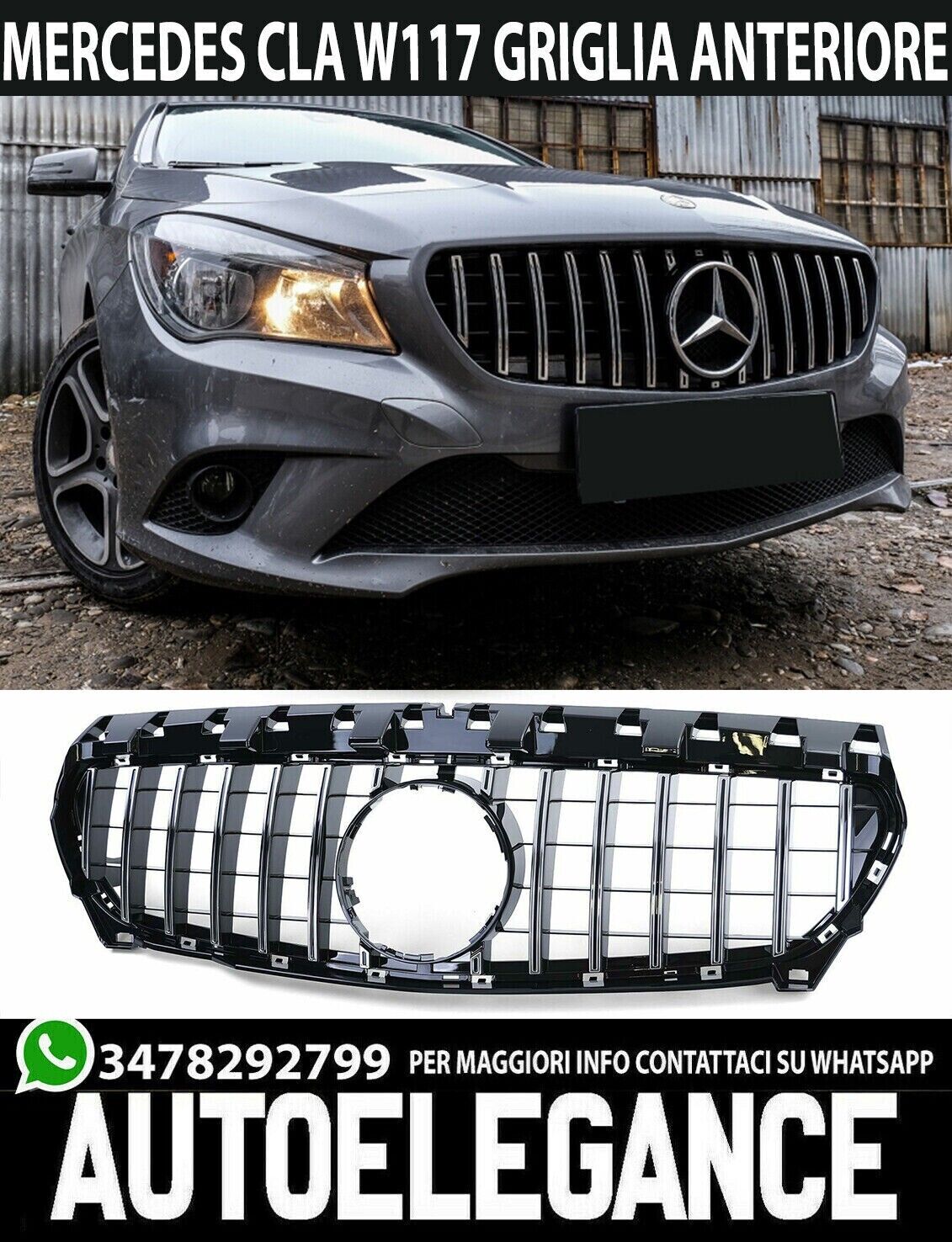 CALANDRE AVANT MERCEDES CLA W117 2013-2016 PANAMERICANA AMG GRILLE