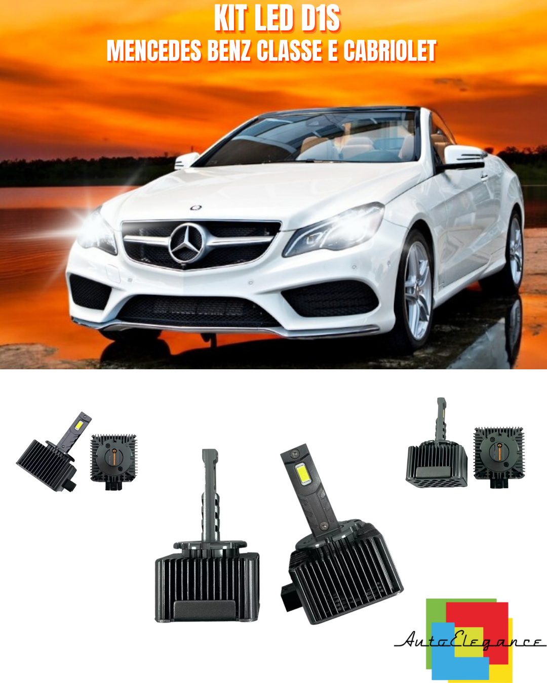 ?LAMPADE ANABBAGLIANTI D1S LED 6000K ADATTO PER MERCEDES BENZ CLASSE E?