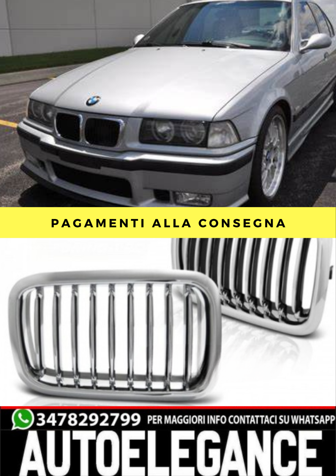 GRIGLIA  addata  per BMW E36 12.90-09.96