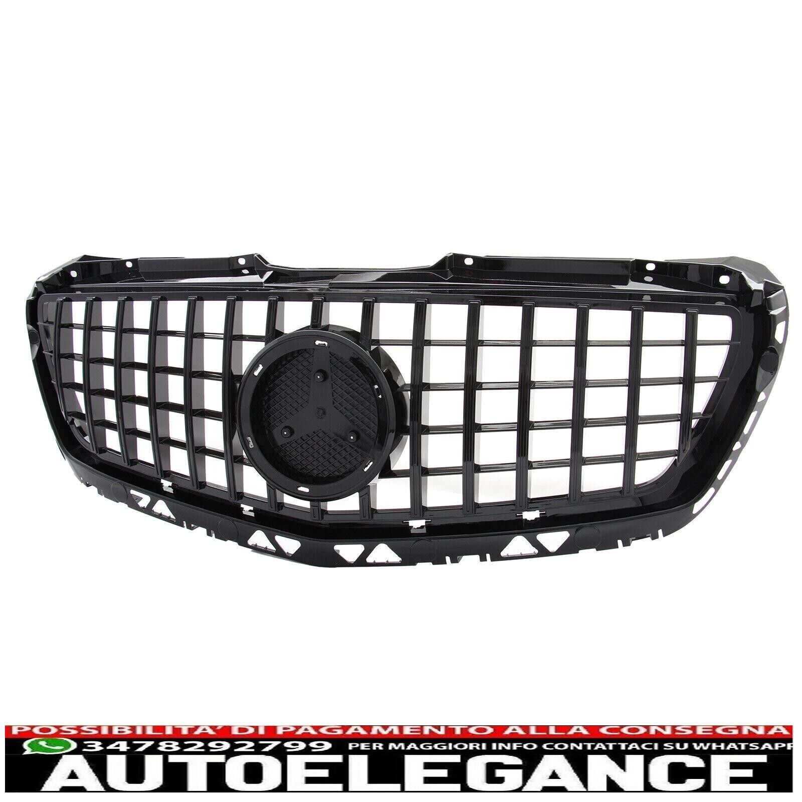 Grille Panamericana Adapt&eacute; pour Mercedes Sprinter 906 13-18 Noir