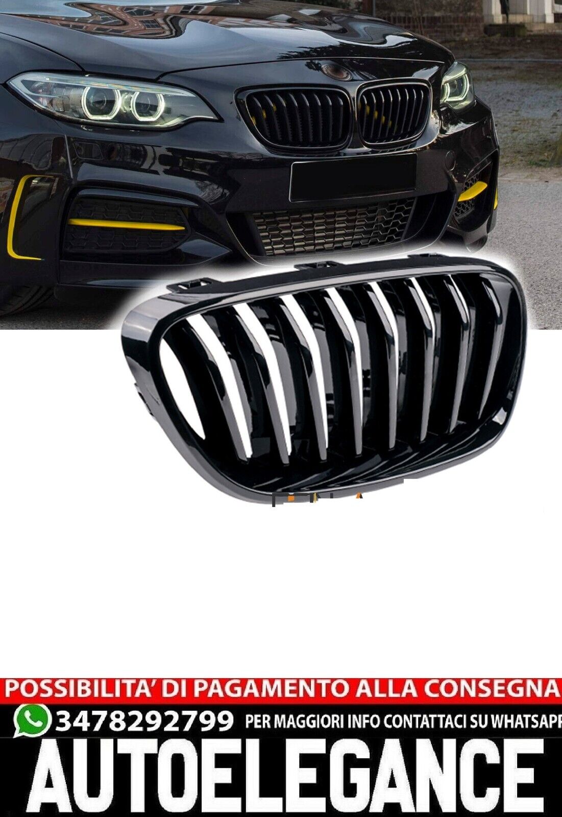 Gitter Heizk&ouml;rper BAR Single Geeignet F&uuml;r BMW Serie 2 F22 F23